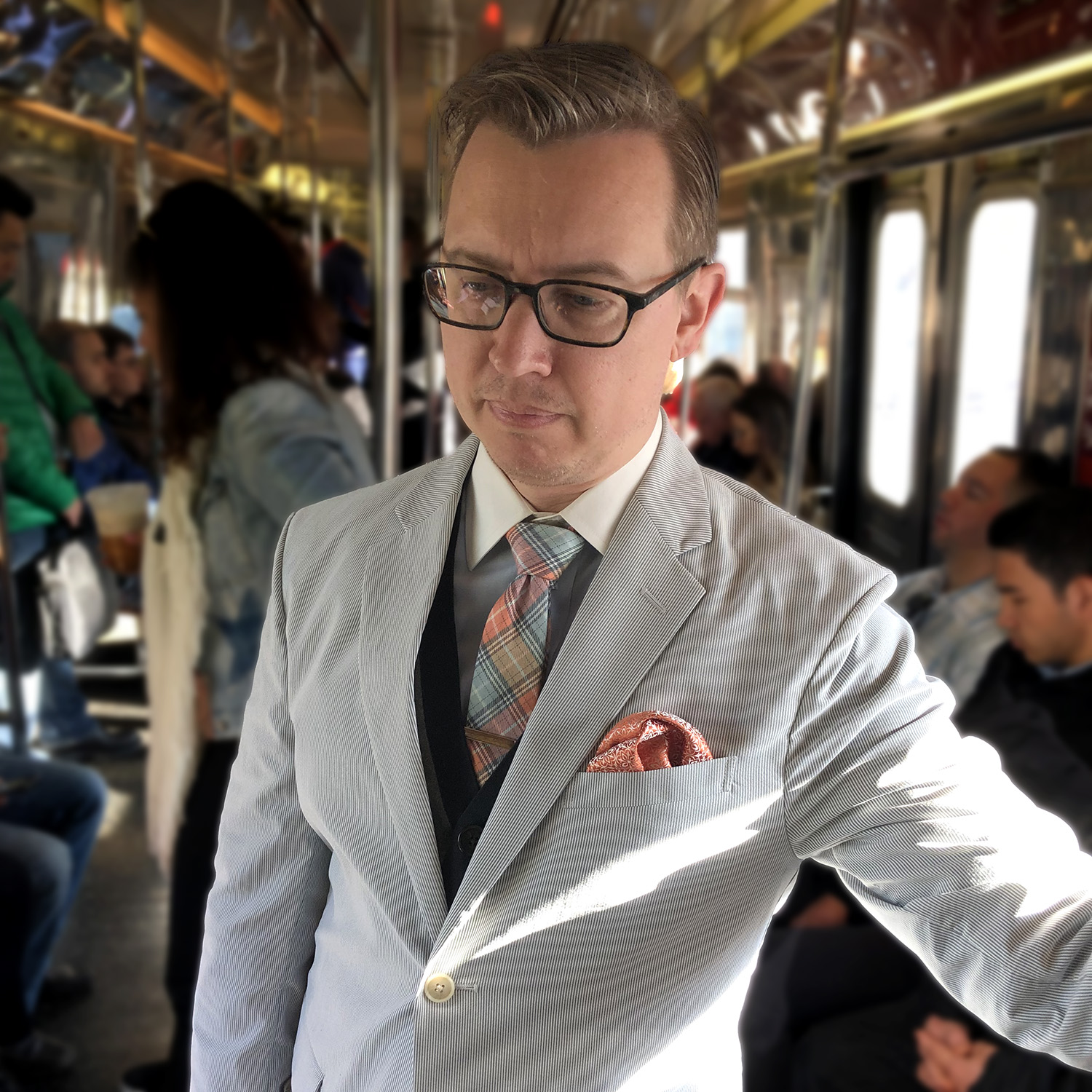Profile photo of Keith Allison on a New York City subway